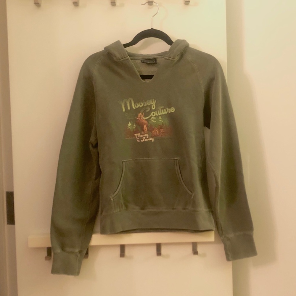 Jackson Hole dark green sweatshirt!
